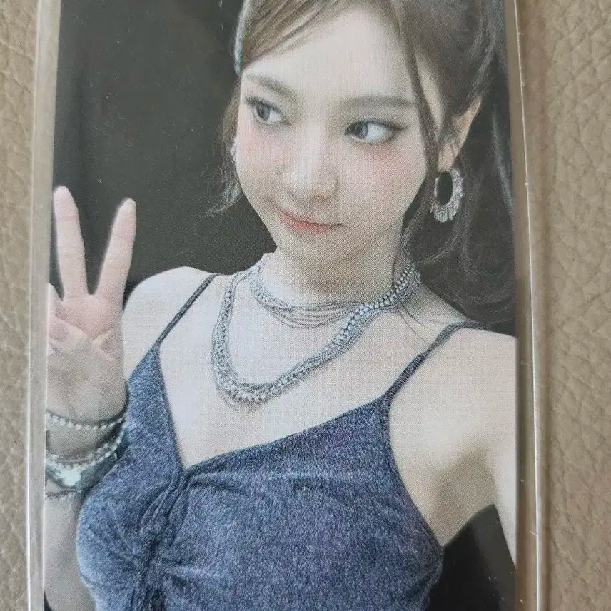 에스파 닝닝 디어마이뮤즈 럭키드로우 특전 미공포 셀포 포카 더티워크