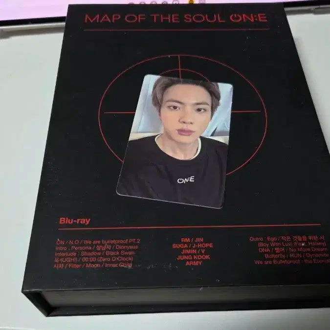 방탄소년단 BTS Map of the soul One 블루레이 +진 포카