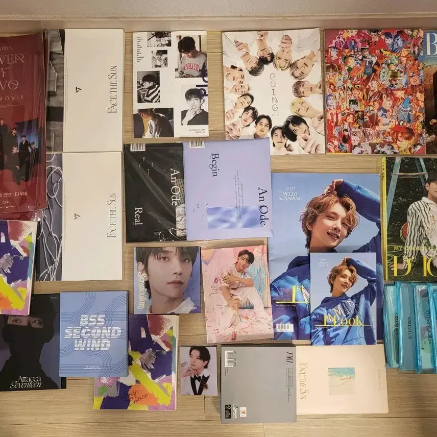 세븐틴 앨범 포토카드 잡지 굿즈 일괄 양도