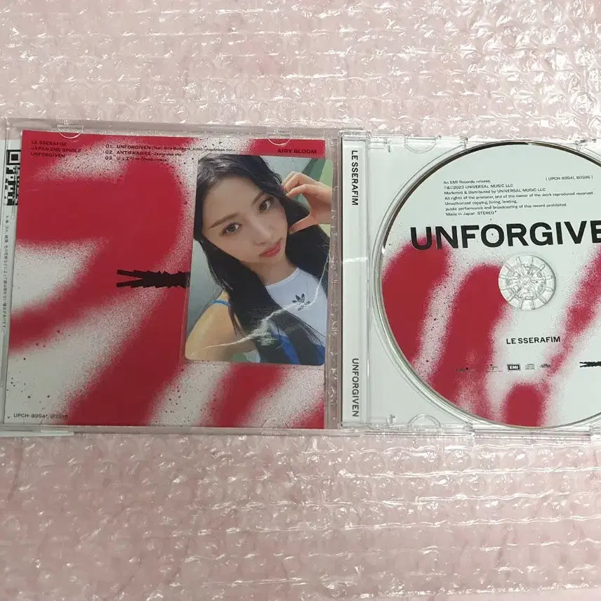 르세라핌 일본 언포기븐 6종 허윤진 포카 풀세트 일괄