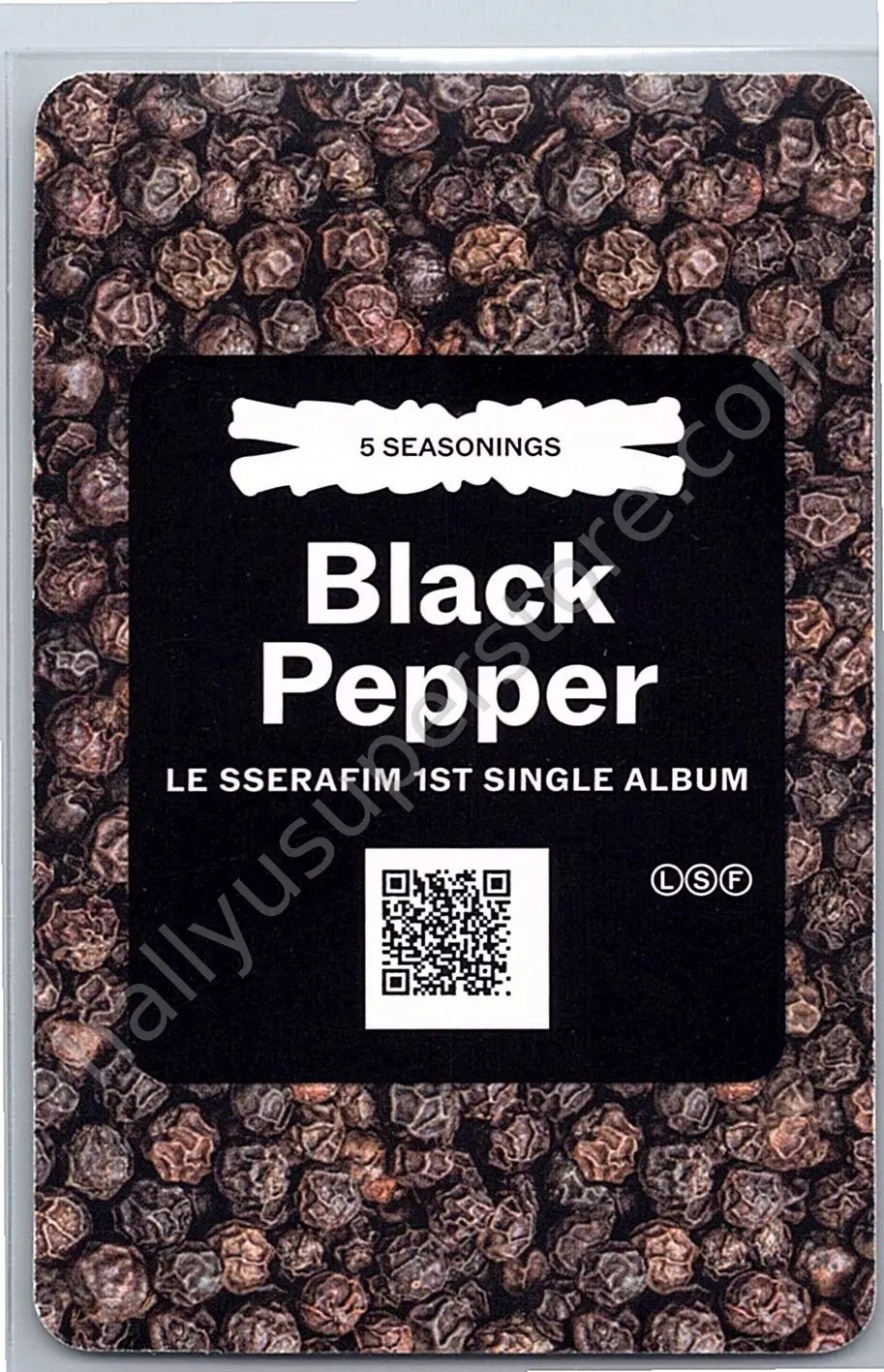 LE SSERAFIM - Kim Chaewon - SPAGHETTI album photocard B version weverse album version