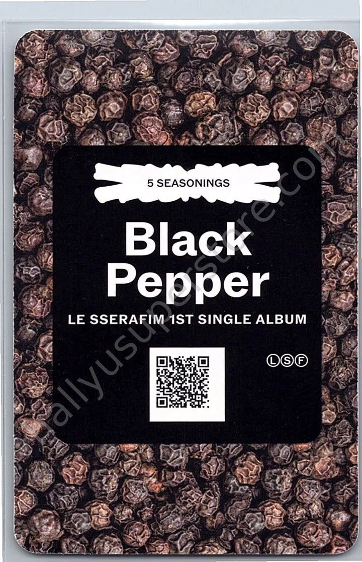 LE SSERAFIM - Kim Chaewon - SPAGHETTI album photocard B version weverse album version