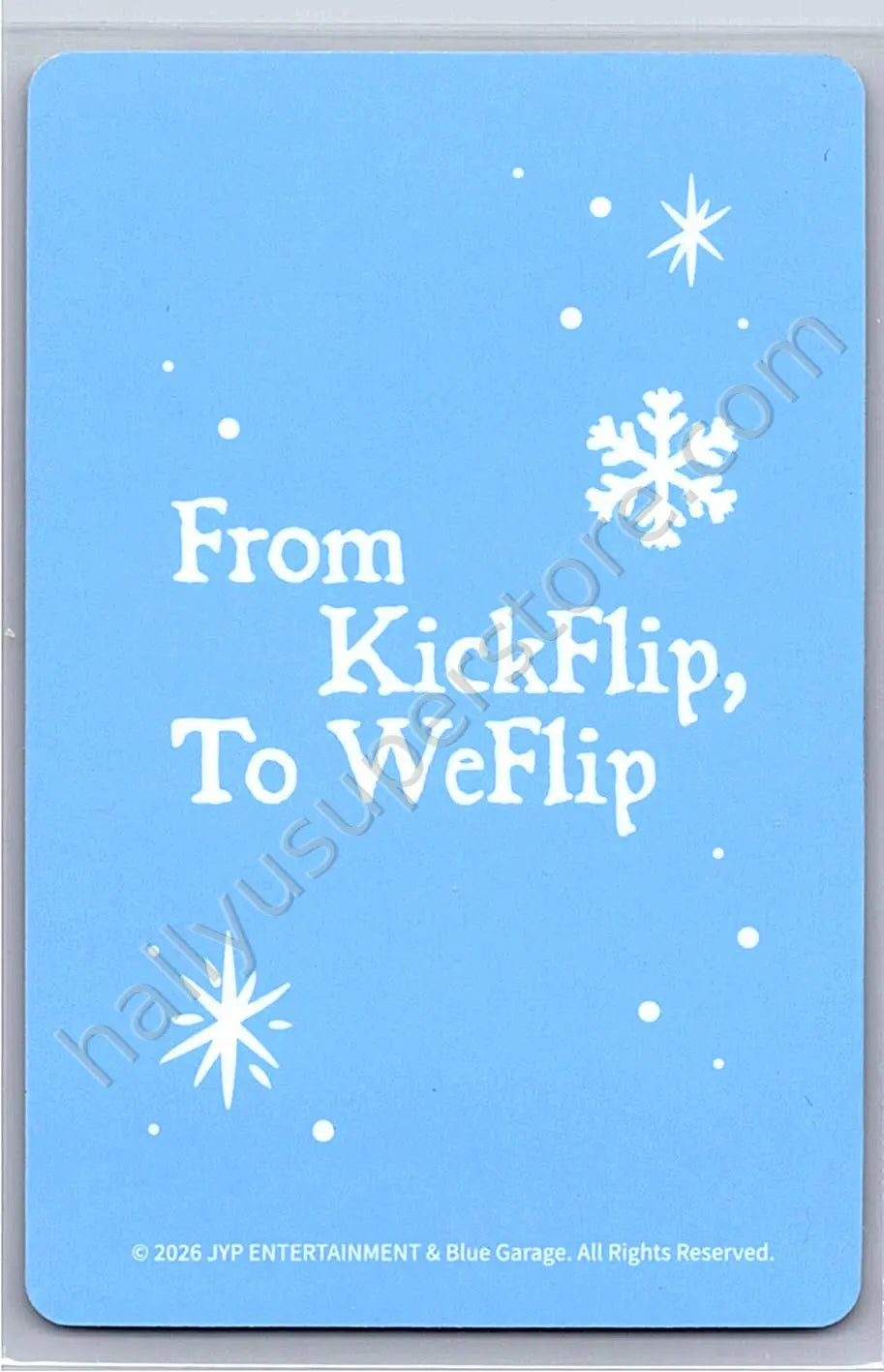 KickFlip - Juwang - KickFlip - Juwang - From KickFlip to WeFlip, 1st Fan Concert Event merch photocard trading card set