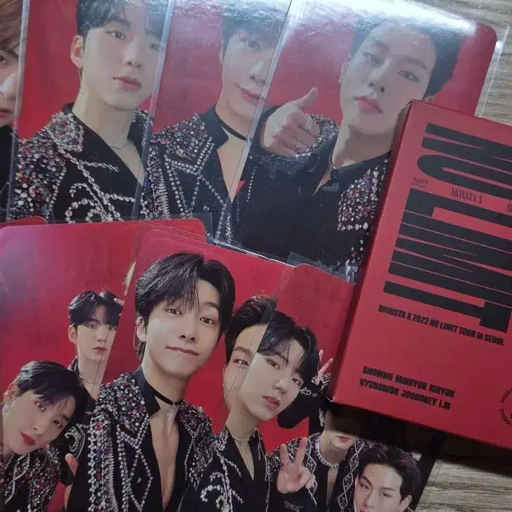 몬스타엑스 노리밋 투어 포토카드 세트 포카