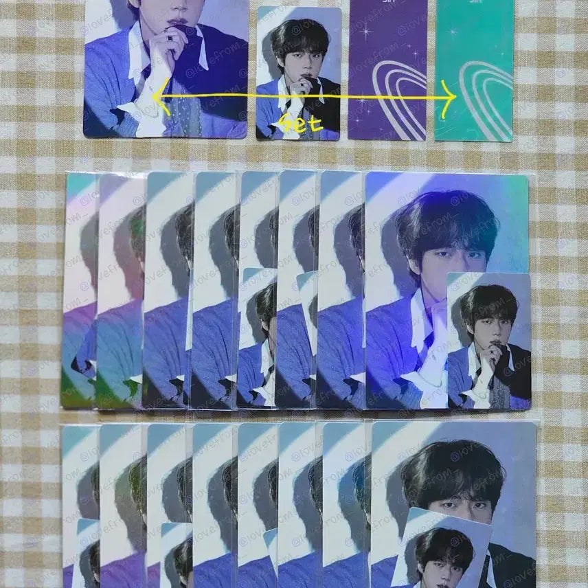 방탄 석진 디애넛 위버스샵 특전 포카