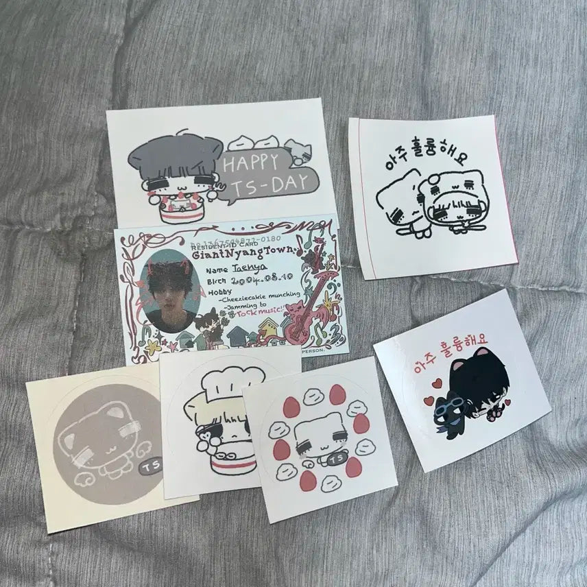 보넥도 태산 스티커 생일 생카 특전
