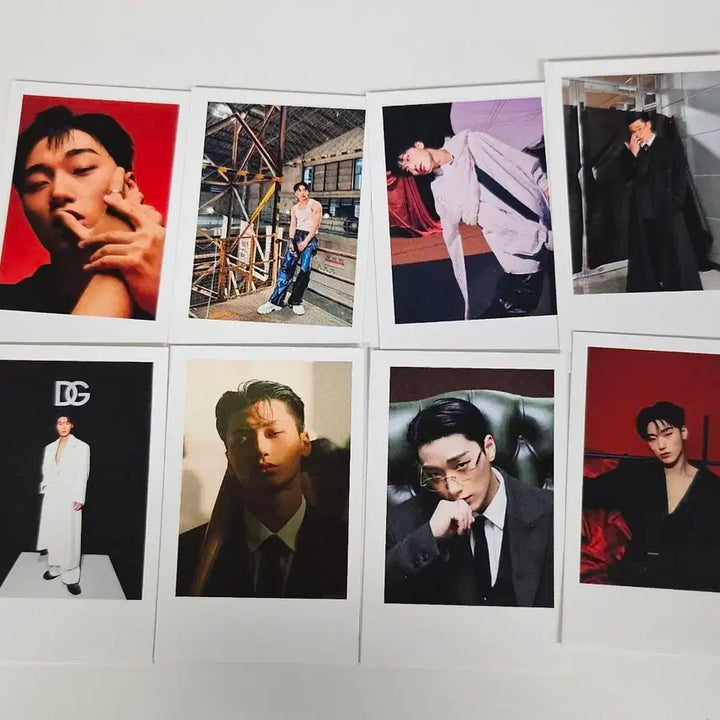 에이티즈 산 폴라로이드 st. 비공굿 포카 8장 일괄