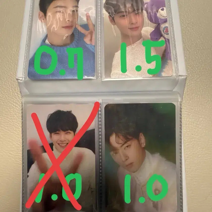 아스트로 차은우 포카 올유얼스 올라잇 전화해 시그 문빈 산하 진진 엠제이