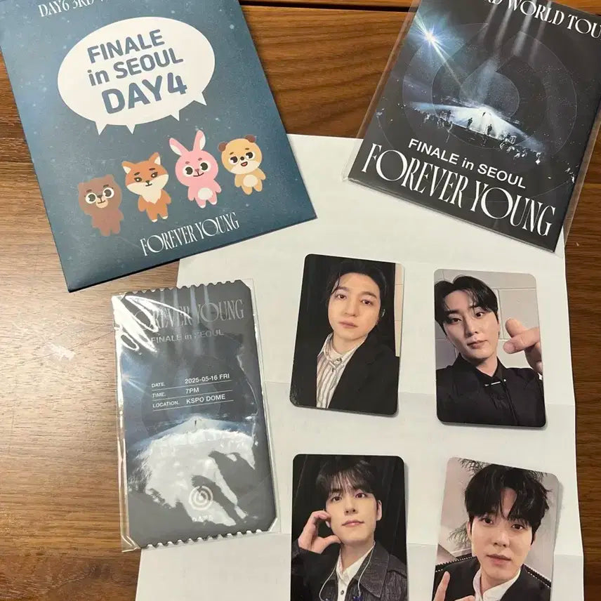 데이식스 피날레 Day 4 입장키트 판매합니다 (풀구성)