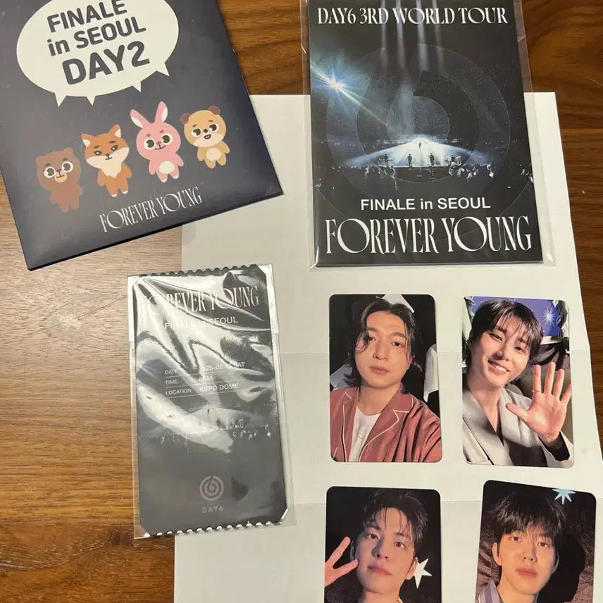 데이식스 피날레 day2 입장키트 판매해요