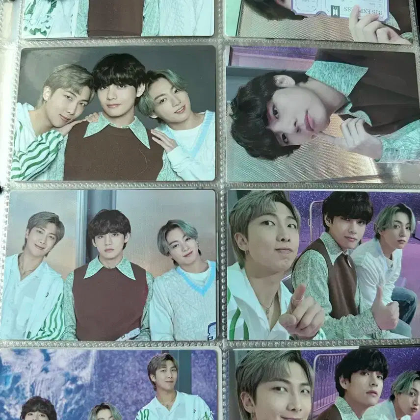방탄 뷔 태형 소우주 포카