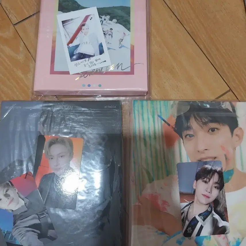 세븐틴 앨범 모음 보이즈비 아타카 페더선