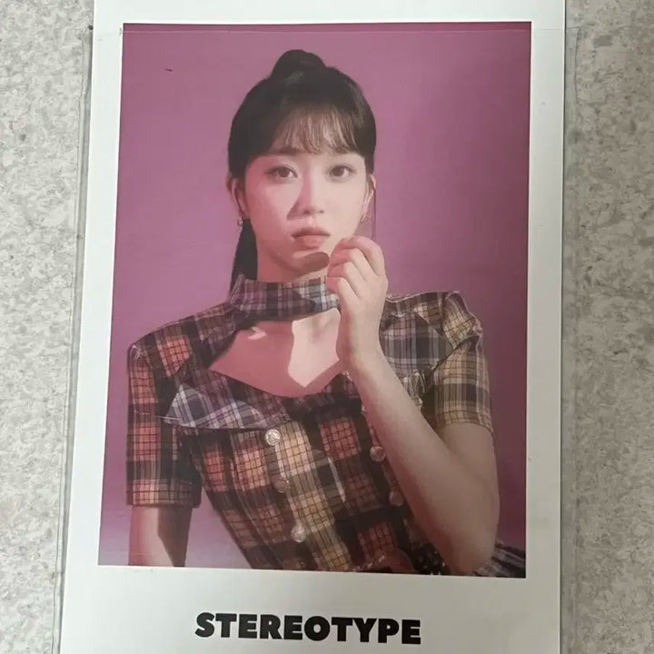 스테이씨 스텝레오타입 개봉 앨범 포카 포스터