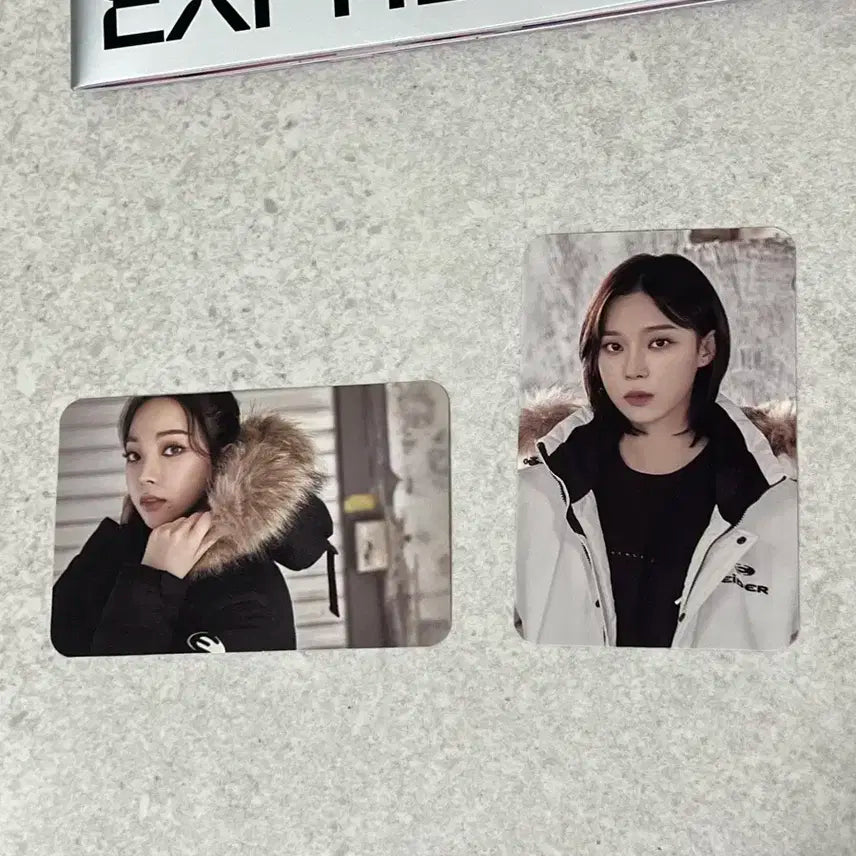 에스파 2021 winter smtown 개봉 앨범 포카 포스터