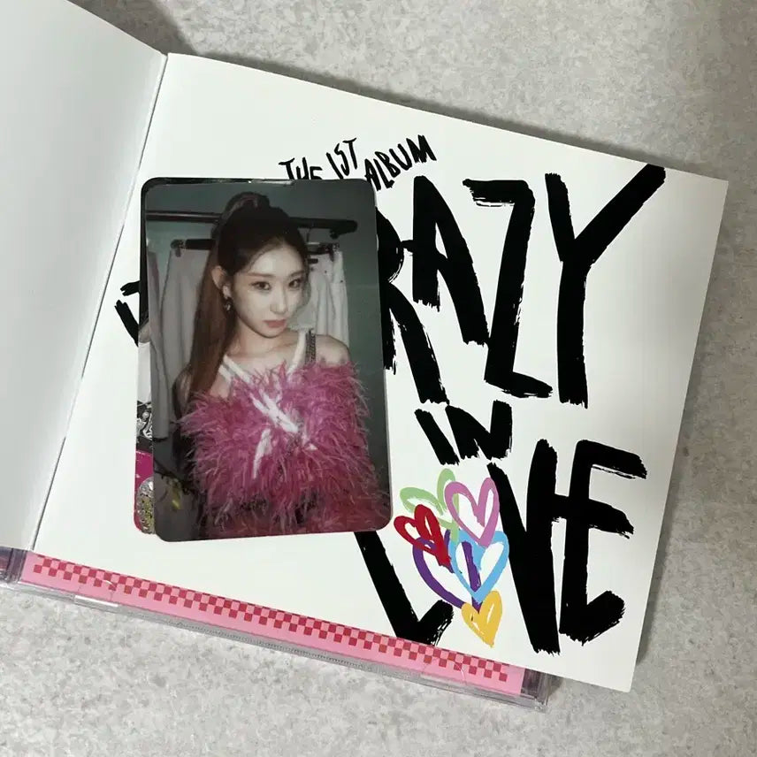있지 crazy in love 크레이지인러브 개봉앨범 포카
