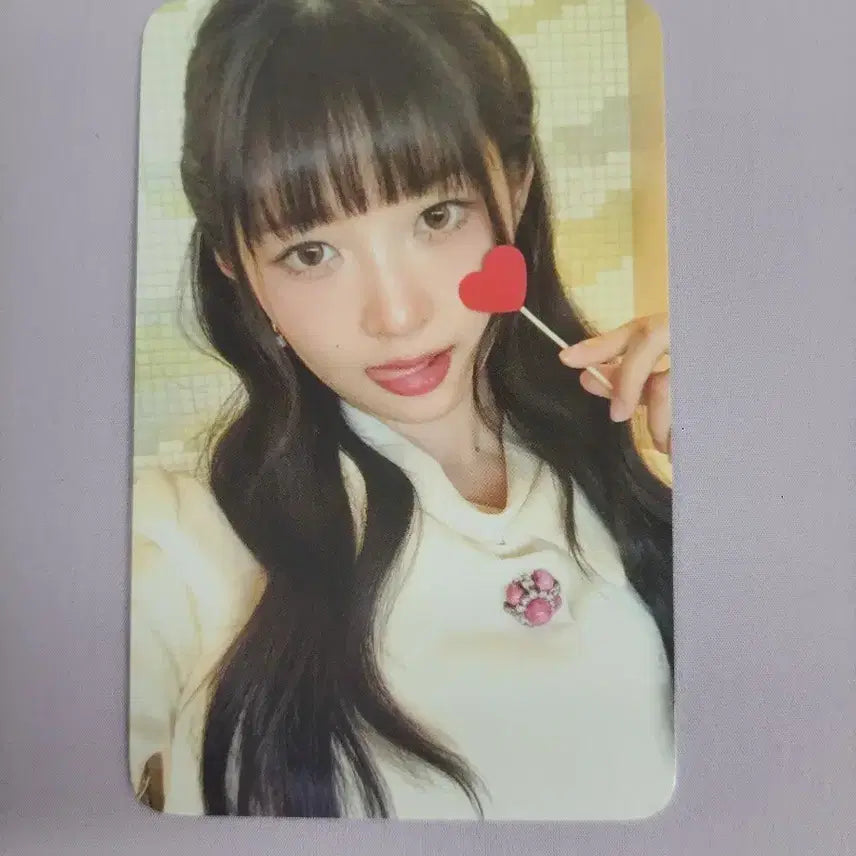 아이브  팬콘 사웨 하트토퍼 럭드 레이 포카 양도
