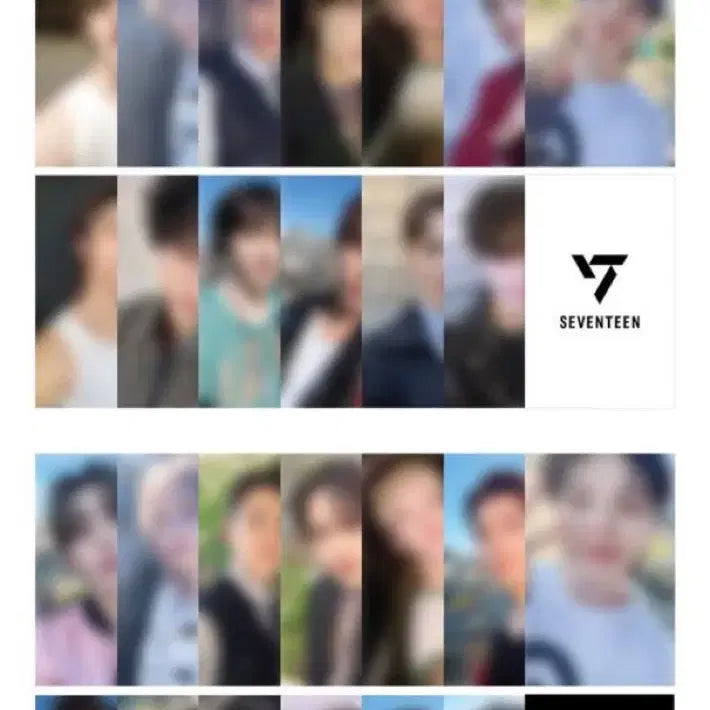 세븐틴 10주년 교보문고 포카 럭드 2종 분철