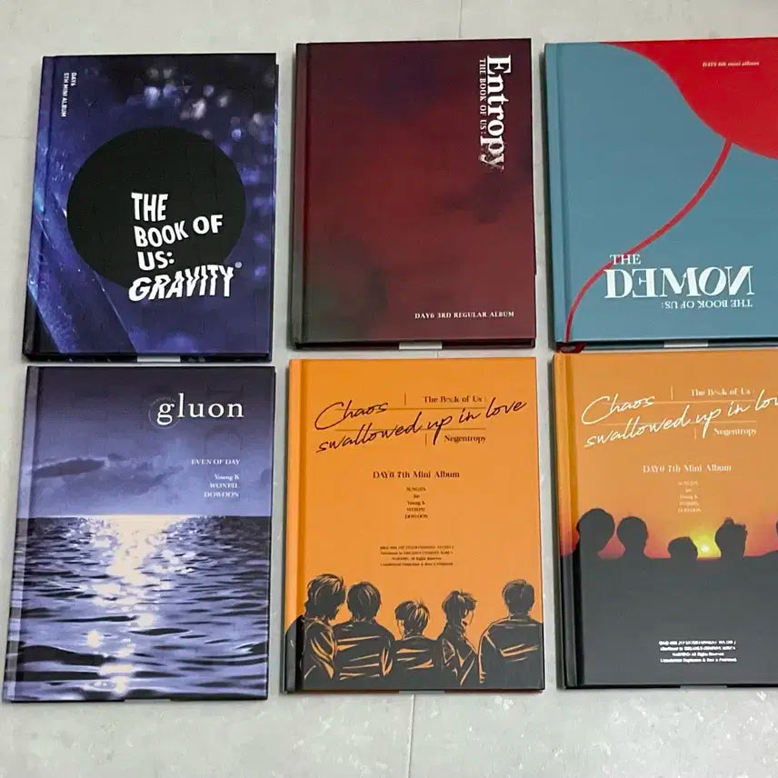 일괄) 데이식스 The Book of Us 패키지박스 앨범 세트
