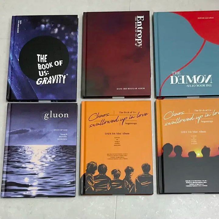 일괄) 데이식스 The Book of Us 패키지박스 앨범 세트