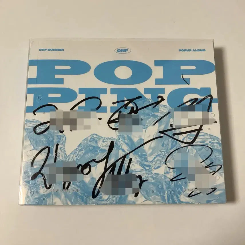 온앤오프 여름쏙 친필싸인앨범