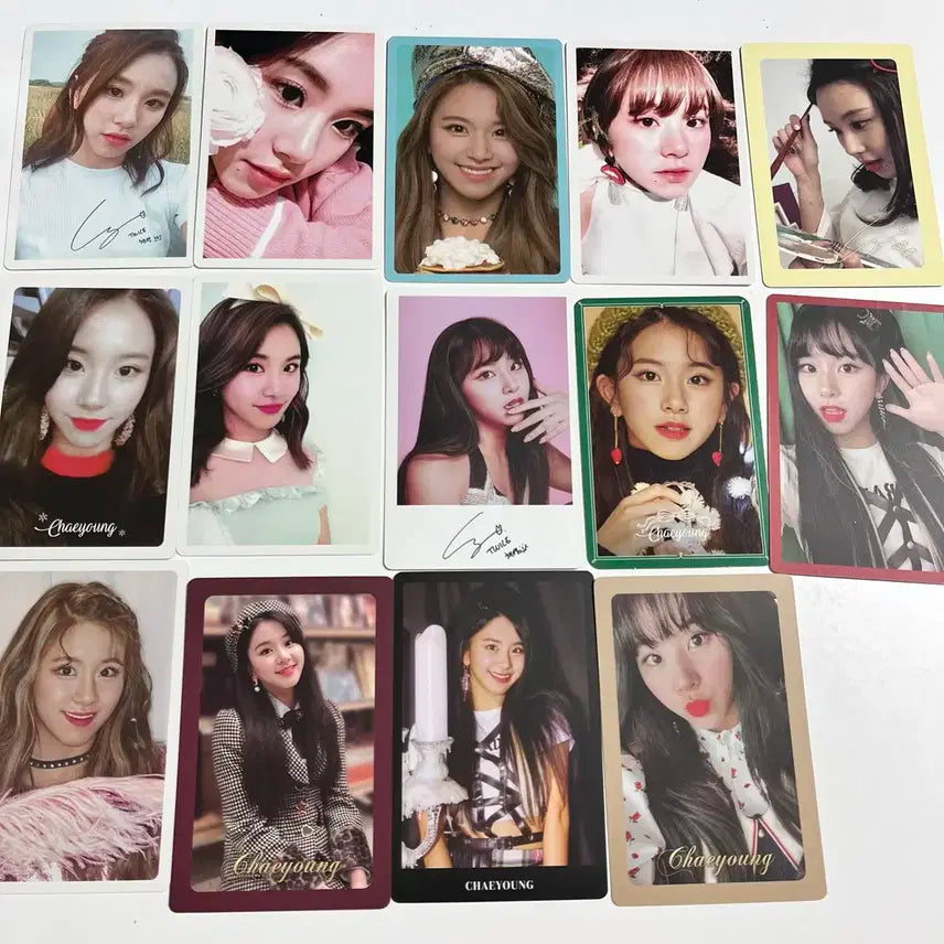(일괄) 트와이스 채영 손채영 포카 포토카드 미공포