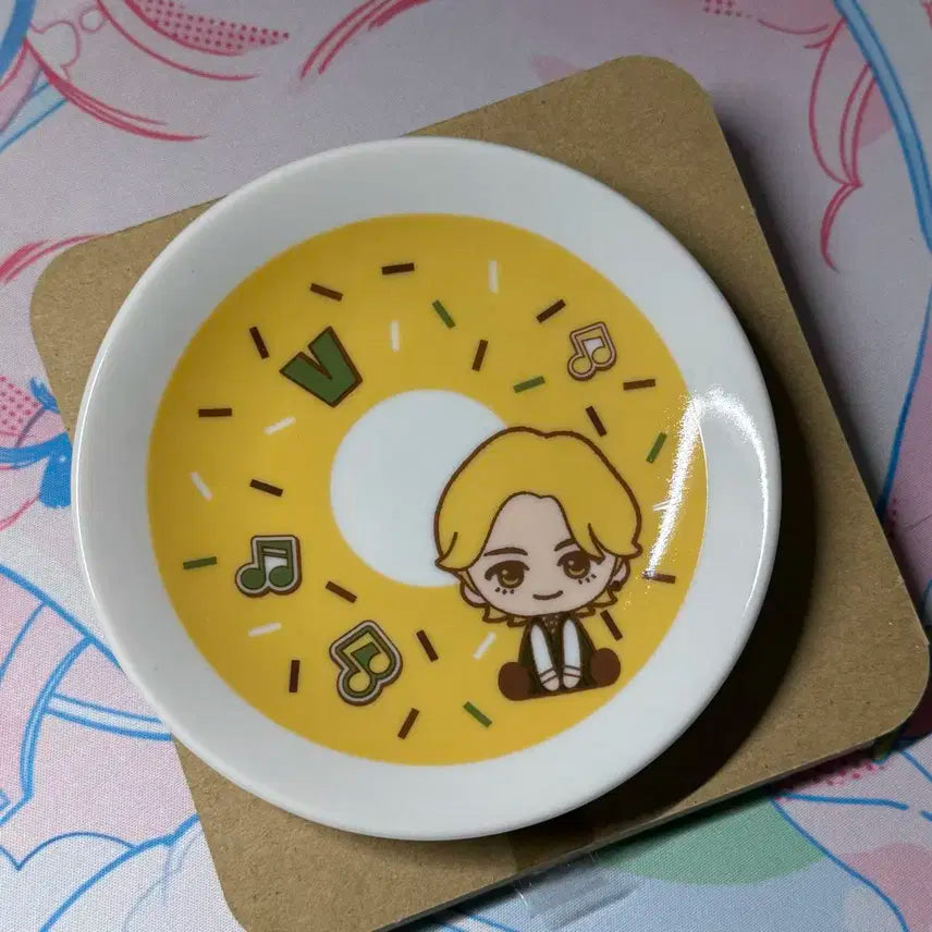 BTS 방탄소년단 타이니탄 제일복권 쿠지 태형 뷔 V 접시