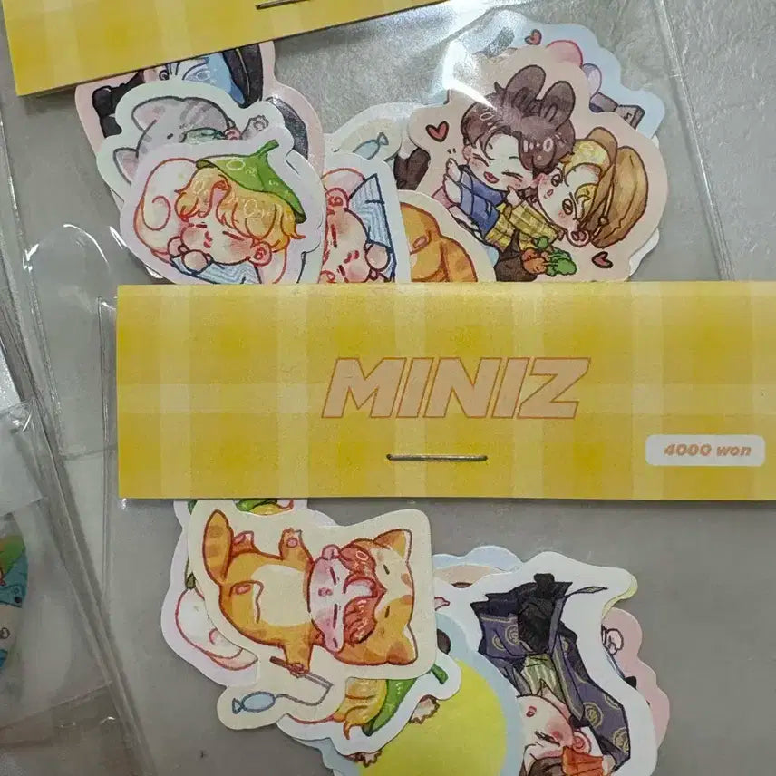 방탄소년단 BTS 미니즈 스티커 키링 set 일괄판매