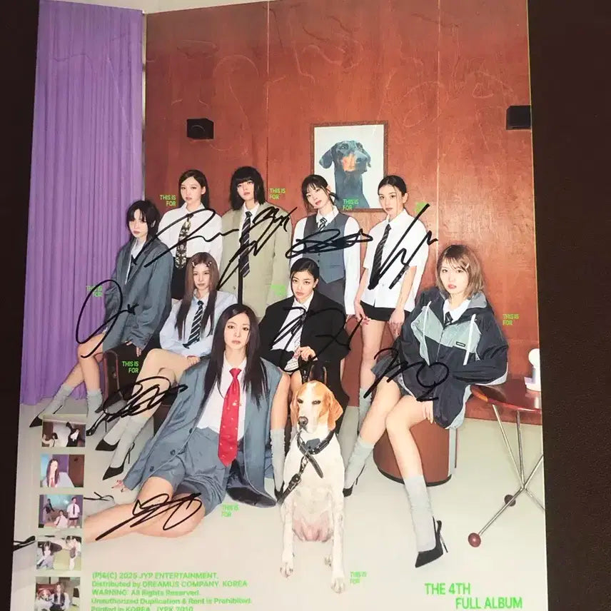 트와이스 TWICE 친필 싸인앨범 (마지막 수량)