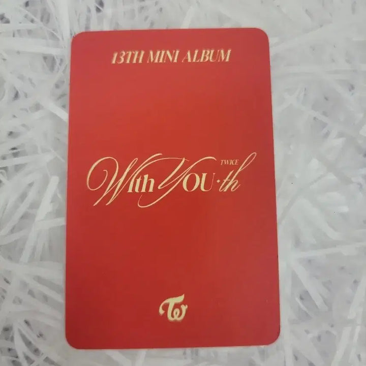 트와이스 with YOU th 사나 특전 포카