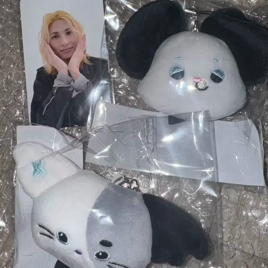 택포)엑스디너리히어로즈 엑몬즈 냥듀, 햄일 페이스 키링+주연 포카