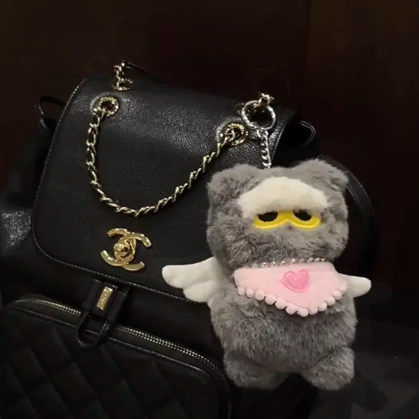 라부부 조아 인형 옷 턱받이 날개