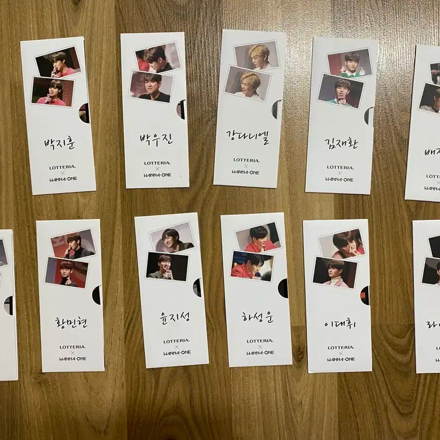 워너원 롯데리아 포토카드 33장 일괄