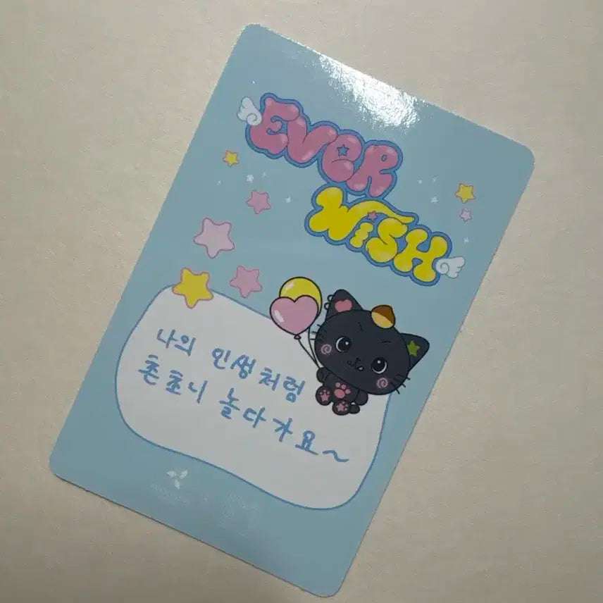 엔시티위시 에버위시 머리띠 리쿠 포토카드