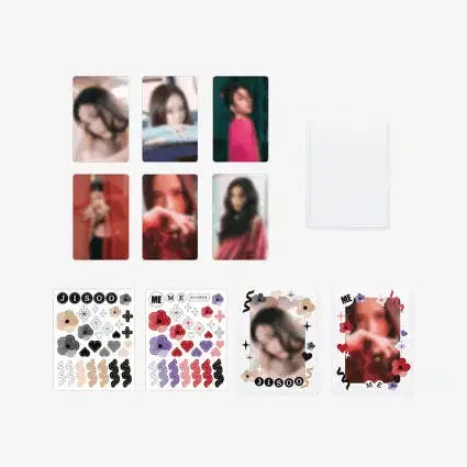 블랙핑크 지수 미 포토카드 데코키트 미개봉 새상품