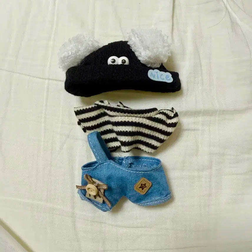 솜깅 10cm 인형 옷 멜빵 모자