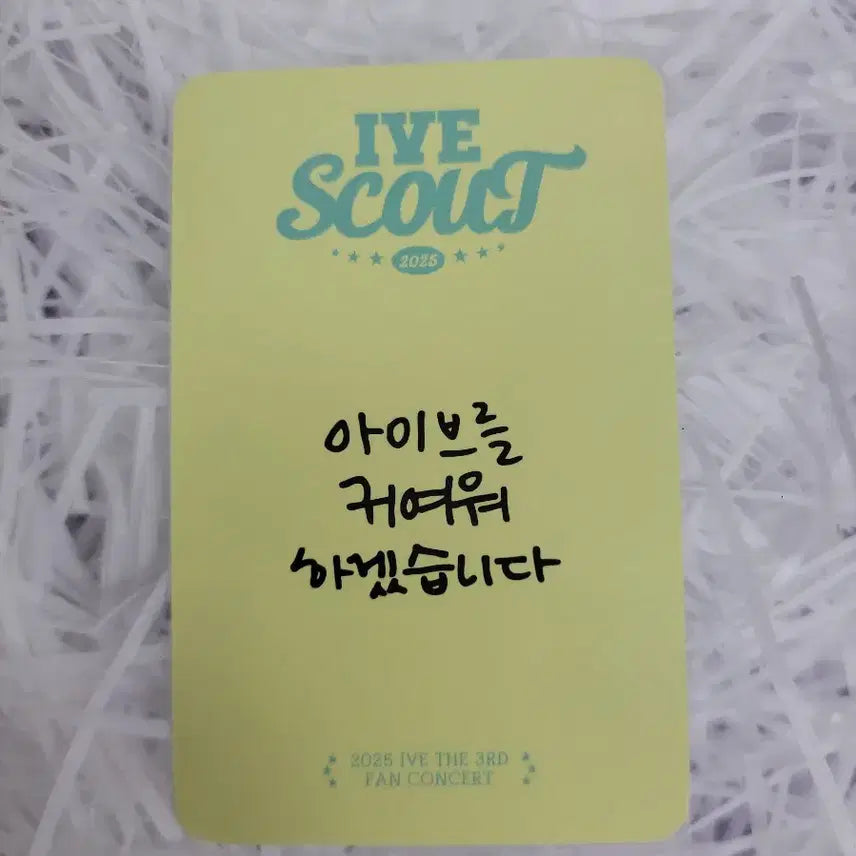 아이브 스카우트 팬콘 다이브존 1일차 유진 포카 판매