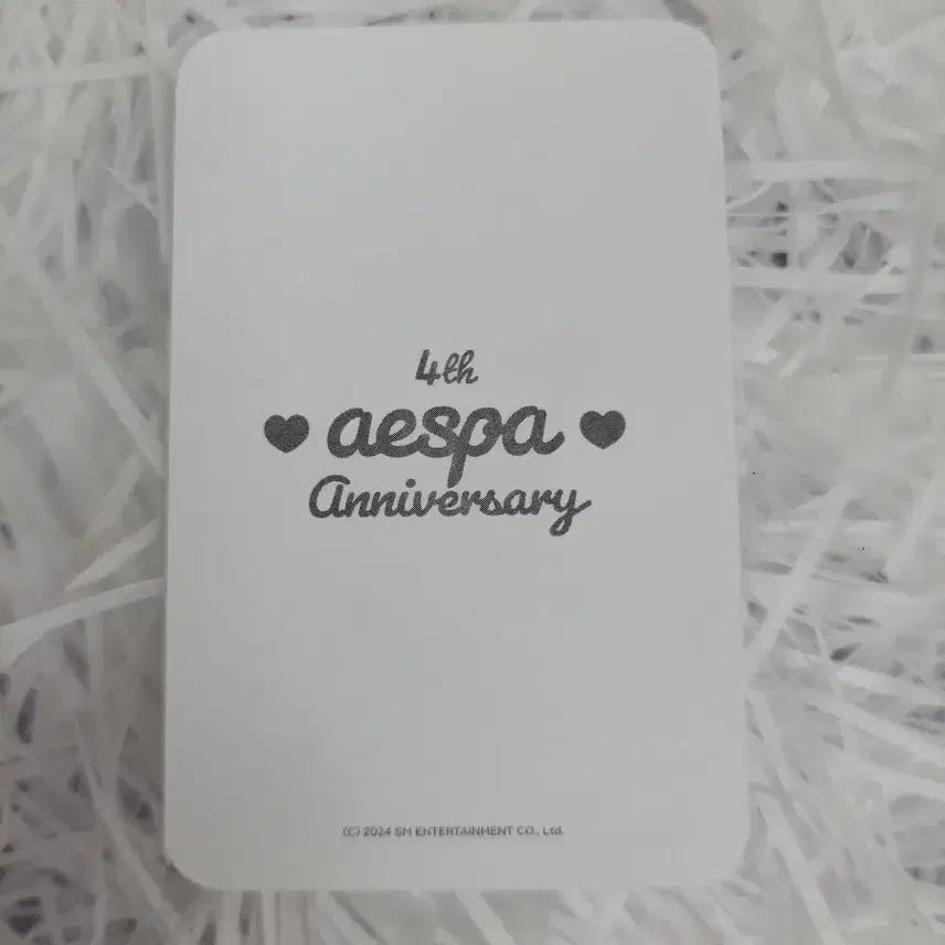 에스파 윈터 4주년 인형소품키트 포카 양도