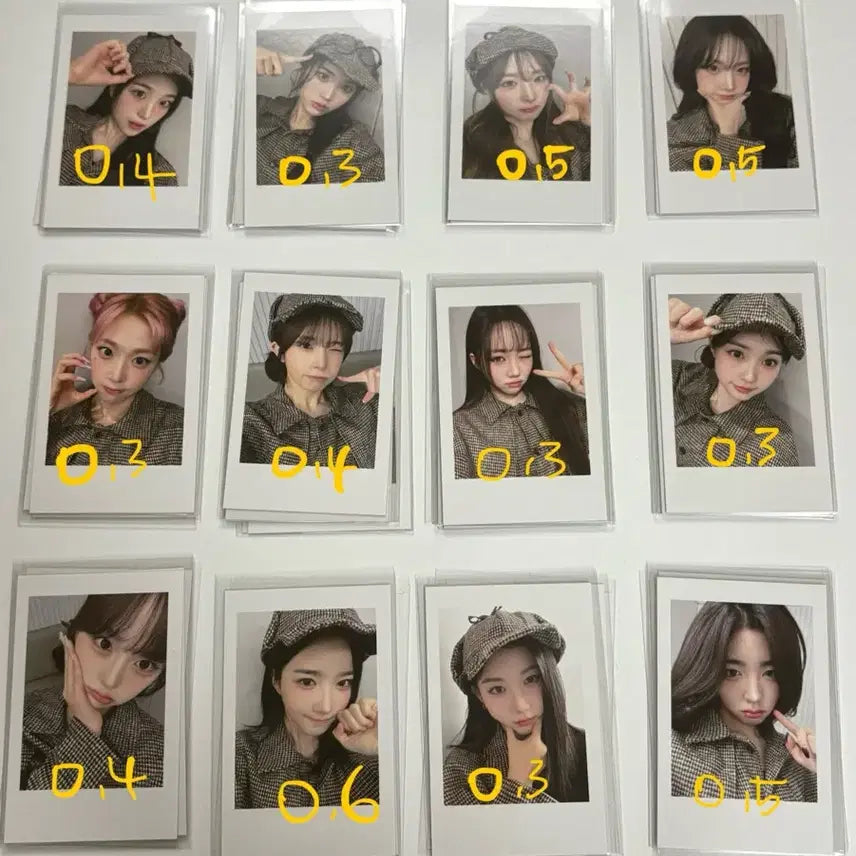 트리플에스 어셈블25 위드뮤 탐정 영통 버전 폴라로이드 포카 미공개 특전