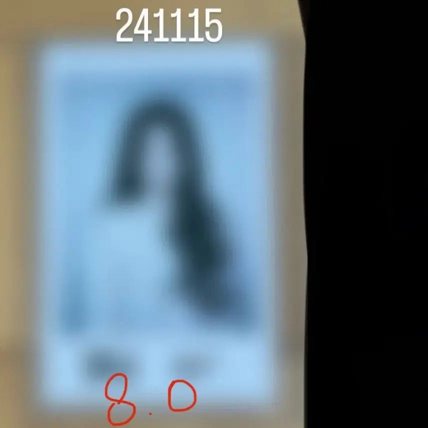 트리플에스 공유빈 싸인 폴라로이드 폴라 포카