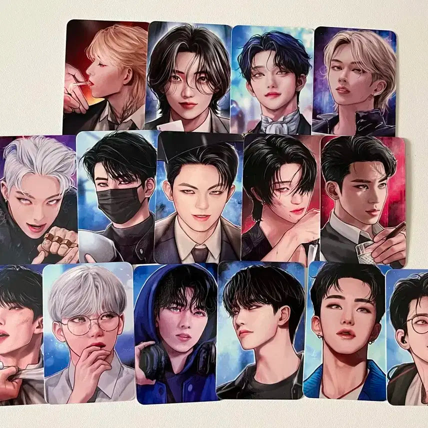 원가양도) 세븐틴 로판/느와르 포카 세트 비공굿 양도