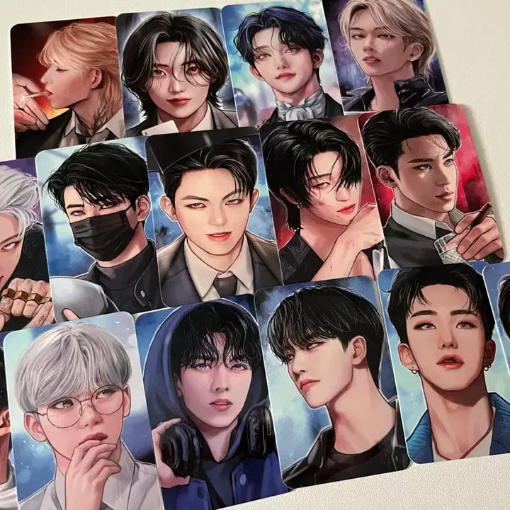 원가양도) 세븐틴 로판/느와르 포카 세트 비공굿 양도