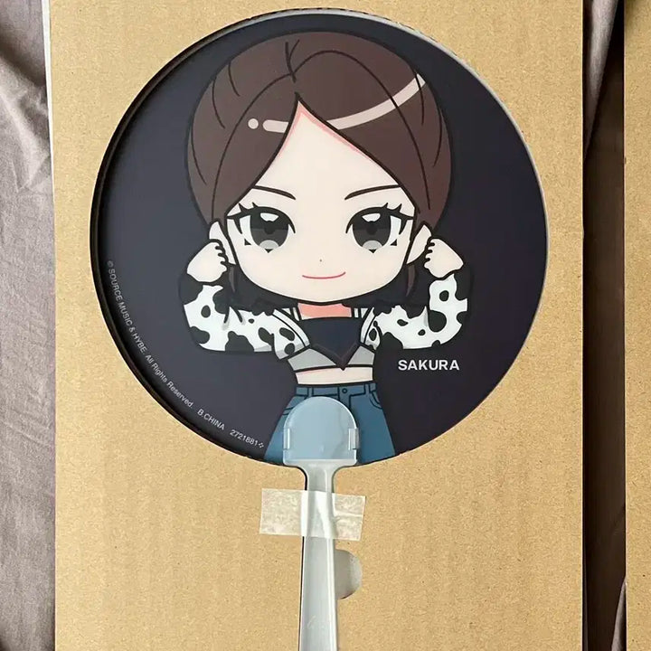 르세라핌 사쿠라 가샤폰 클리어부채