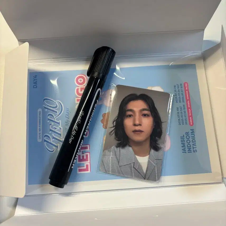 데이식스 포에버영 막첫 피어텐 막첫 입장키트 일괄 (수건,포카,펜)