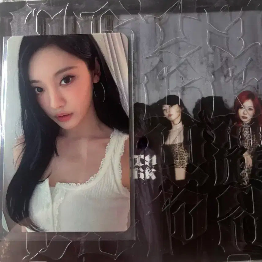 더티워크 미개봉 앨범+인터아시아 닝닝 포카