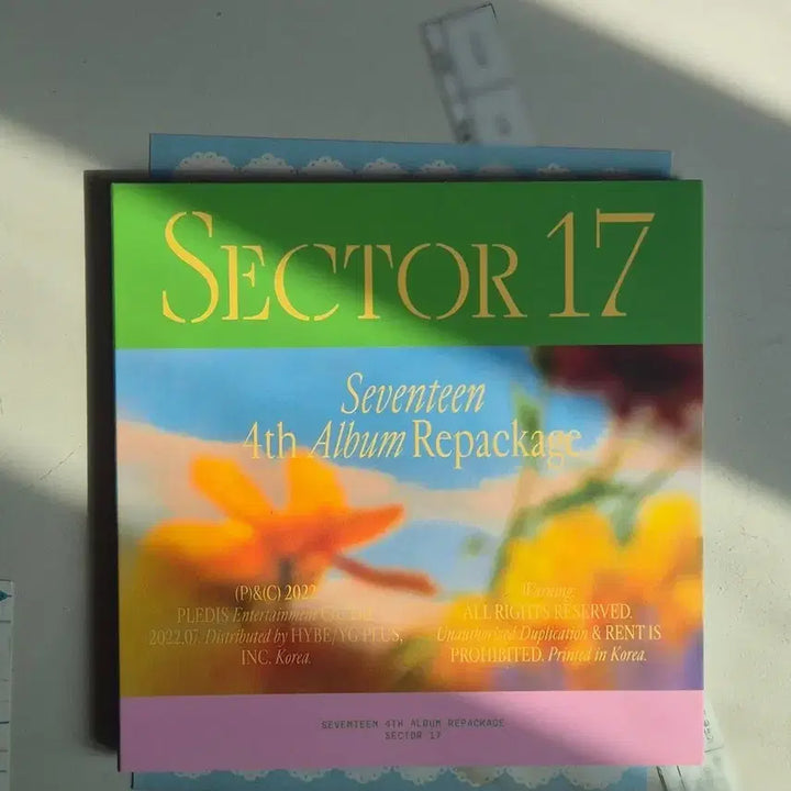 세븐틴 정규4집 리패키지 앨범