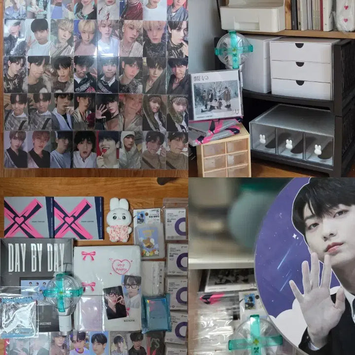 수빈드볼)굿즈 일괄 양도 투바투 분철나눔공구급처분덕질용품바인더우치와팝콘슬