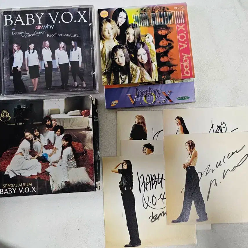 베이비복스 친필싸인 엽서 + 영상앨범