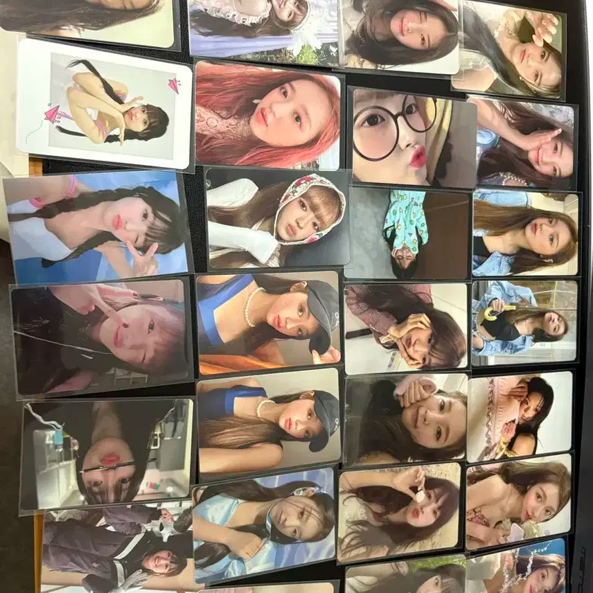 오마이걸 유아 아린 효정 포카 27장 + 투명 바인더