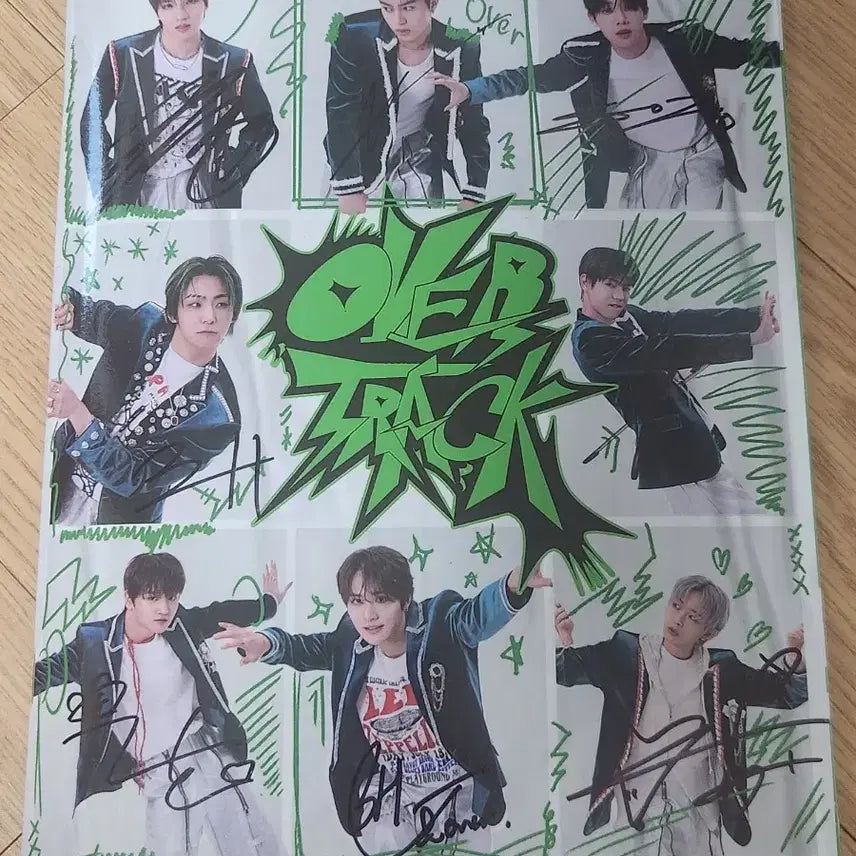 NTX Over Track 2집 친필 싸인 앨범
