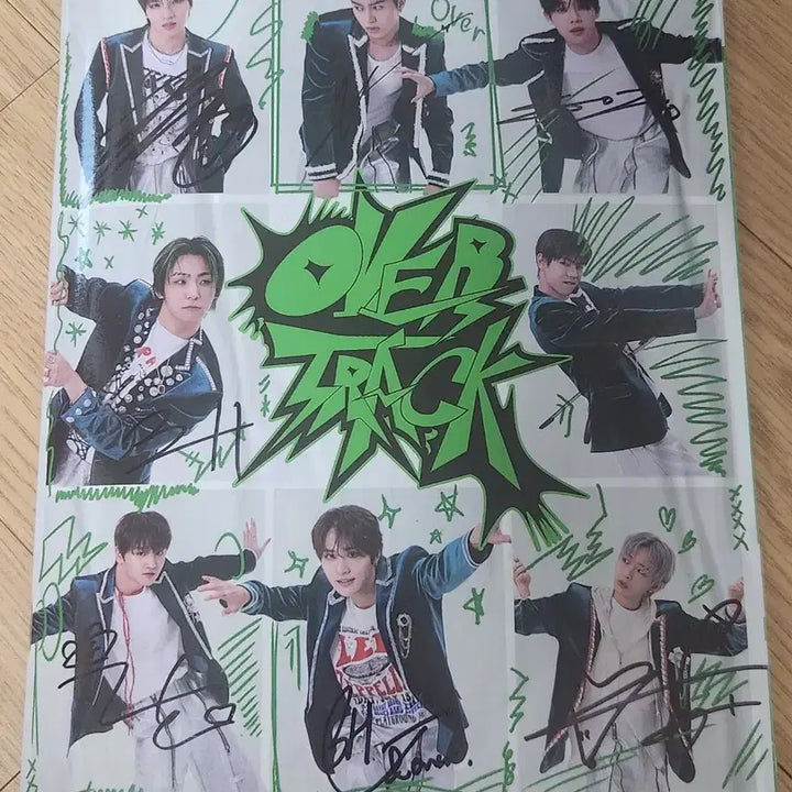 NTX Over Track 2집 친필 싸인 앨범